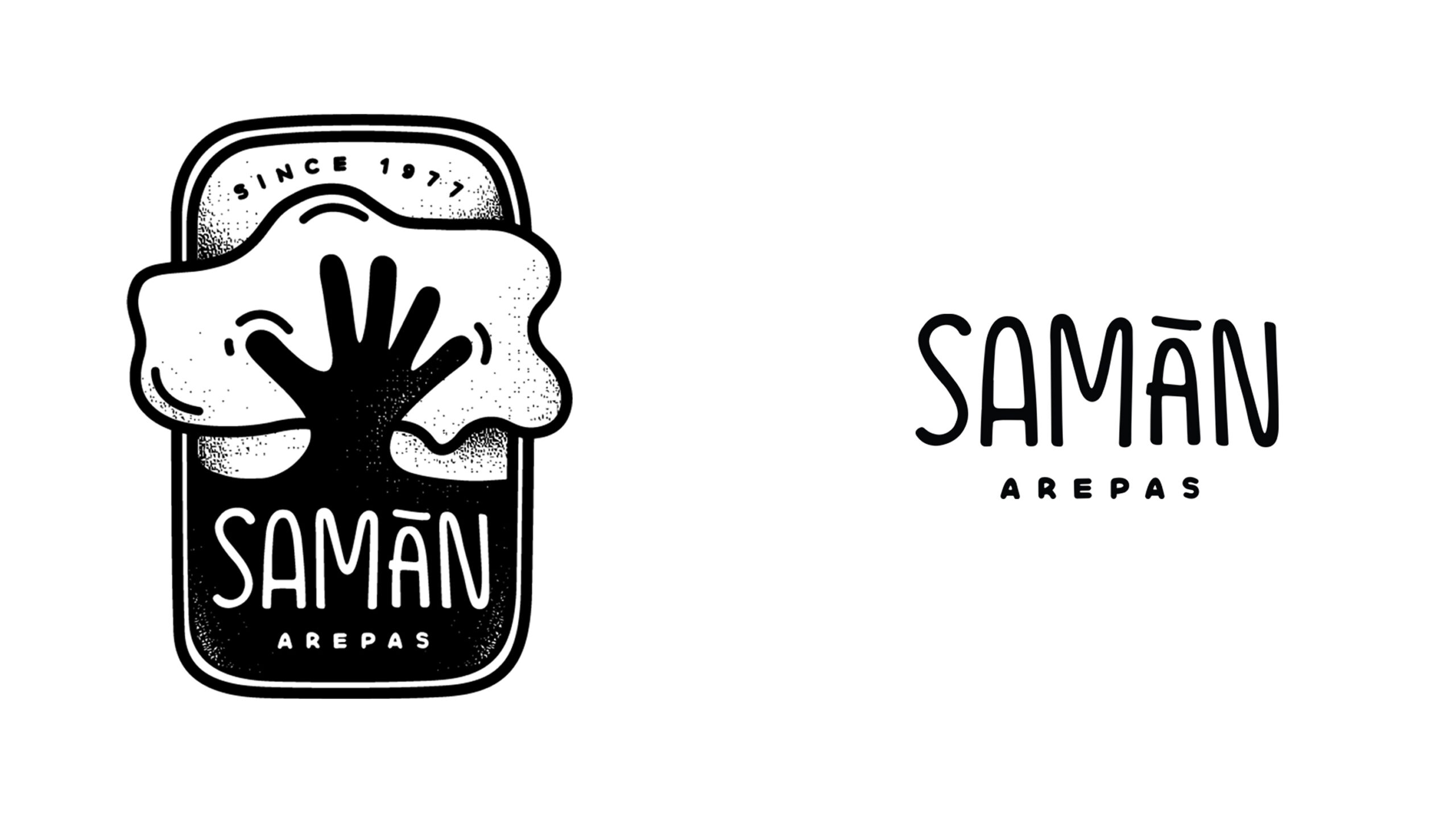 Saman Arepas - Logo Design